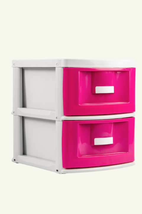 GAVETEIRO CLASSICO 2 GAVETAS - PINK
