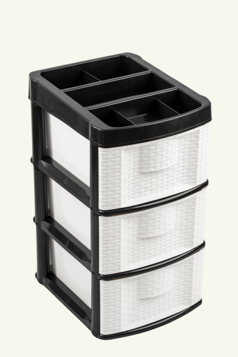 GAVETEIRO MULTIUSO 3 GAVETAS - BRANCO